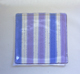 Blue and purple lines square plate