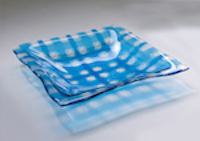 Lattice-pattern square bowl
