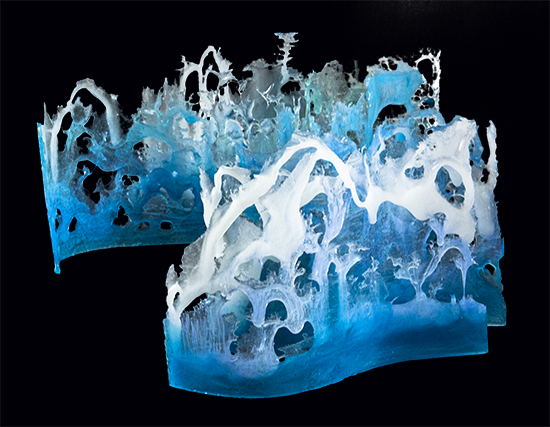 pâte de verre panels